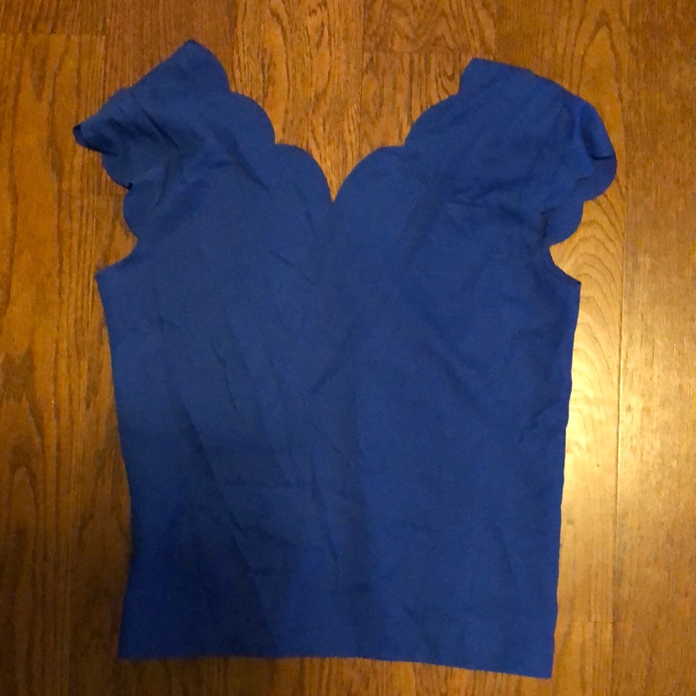 Royal blue blouse